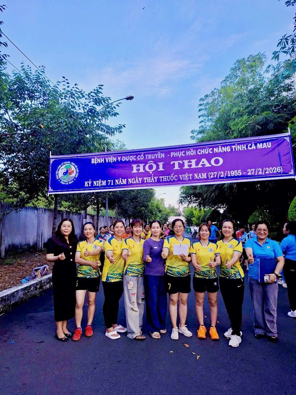 HỘI THAO KỶ NIỆM 71 NĂM NGÀY THẦY THUỐC VIỆN NAM 27/02/1955 - 27/02/2026 11 8