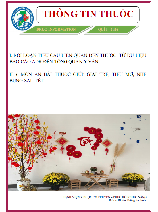 THÔNG TIN THUỐC QUÝ I-2026