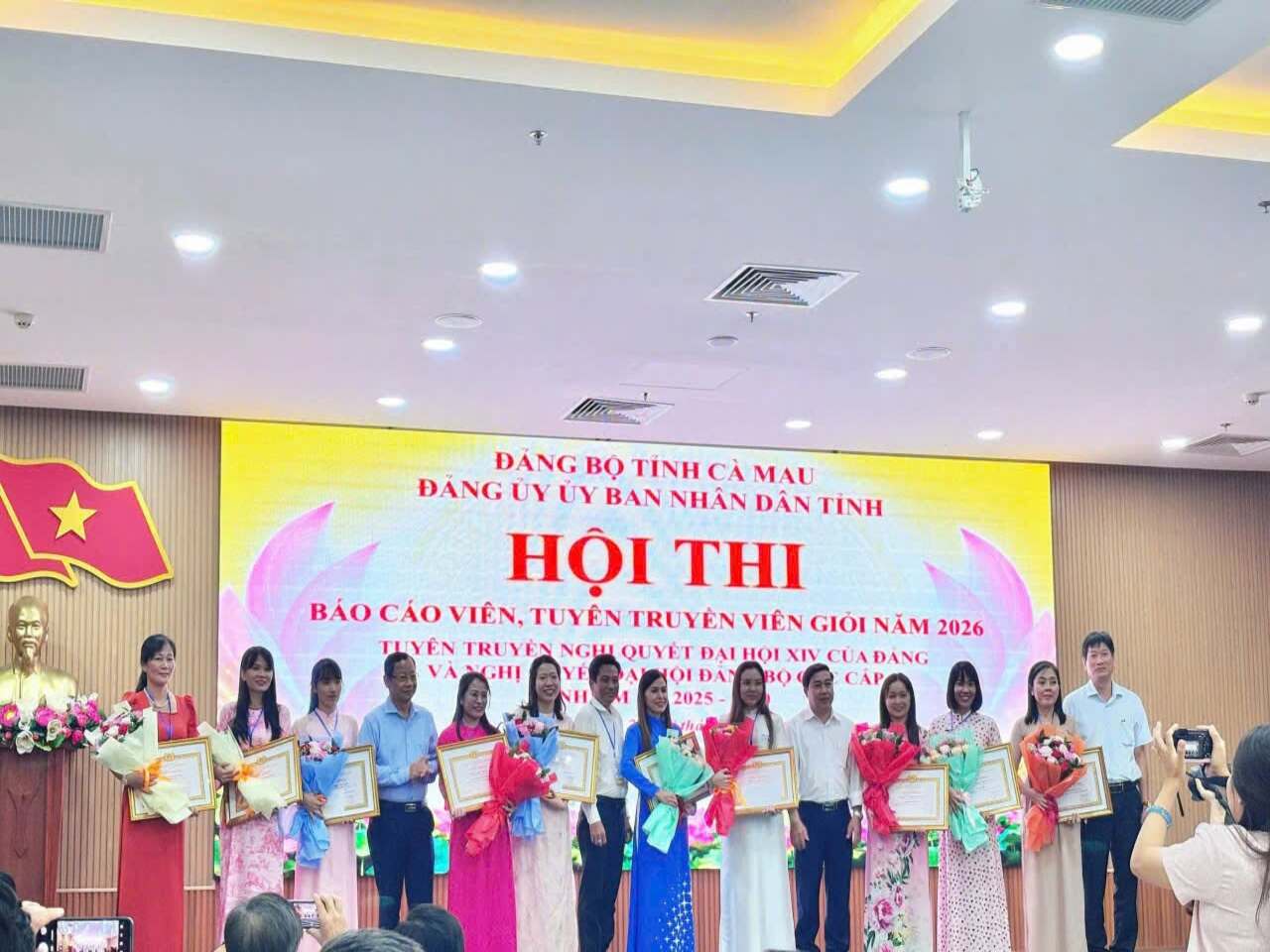 ĐẢNG BỘ BỆNH VIỆN YDCT - PHCN CÀ MAU THAM GIA HỘI THI BÁO CÁO VIÊN, TRUYÊN TRUYỀN VIÊN GIỎI NĂM 2026 7 5 1