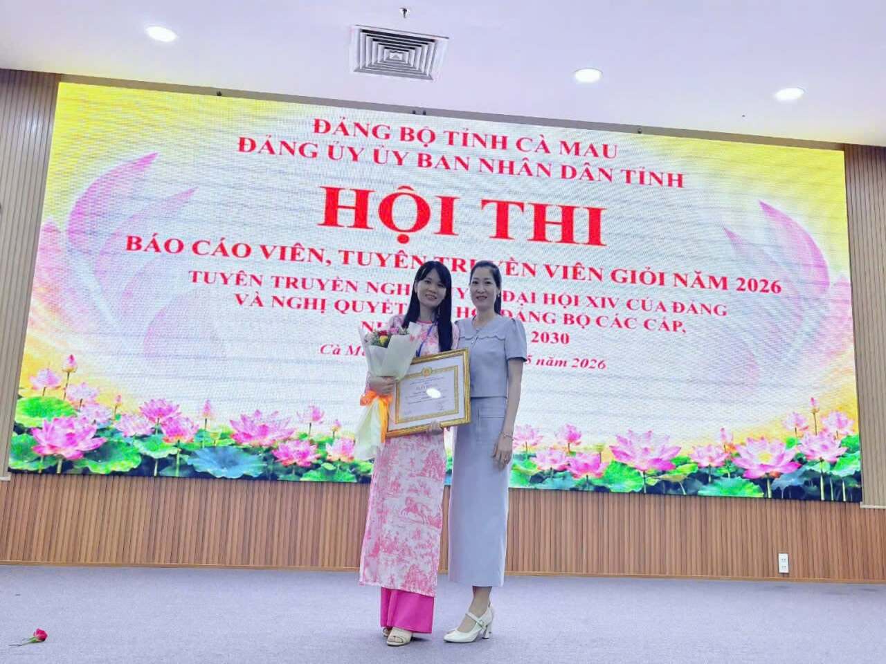 ĐẢNG BỘ BỆNH VIỆN YDCT - PHCN CÀ MAU THAM GIA HỘI THI BÁO CÁO VIÊN, TRUYÊN TRUYỀN VIÊN GIỎI NĂM 2026 6 6 1